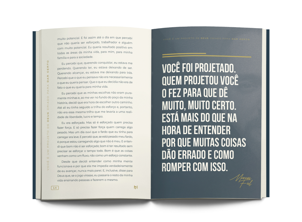 Você É Um Projeto De Deus Criado Para Dar Certo 9786555443295 - Myre