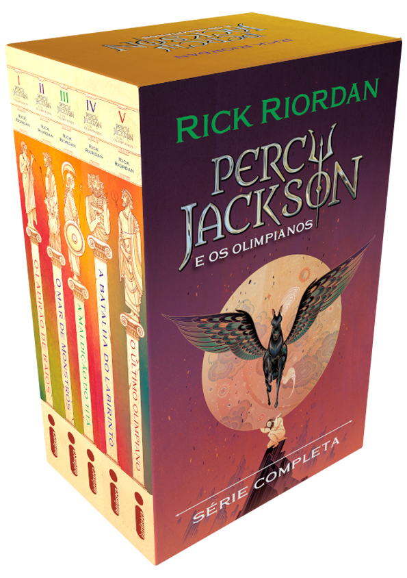 Box Percy Jackson E Os Olimpianos - Nova Edição 9788551008881 - Myre