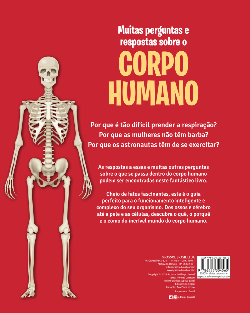 Muitas Perguntas E Respostas Sobre O Corpo Humano 9786555304565 - Myre