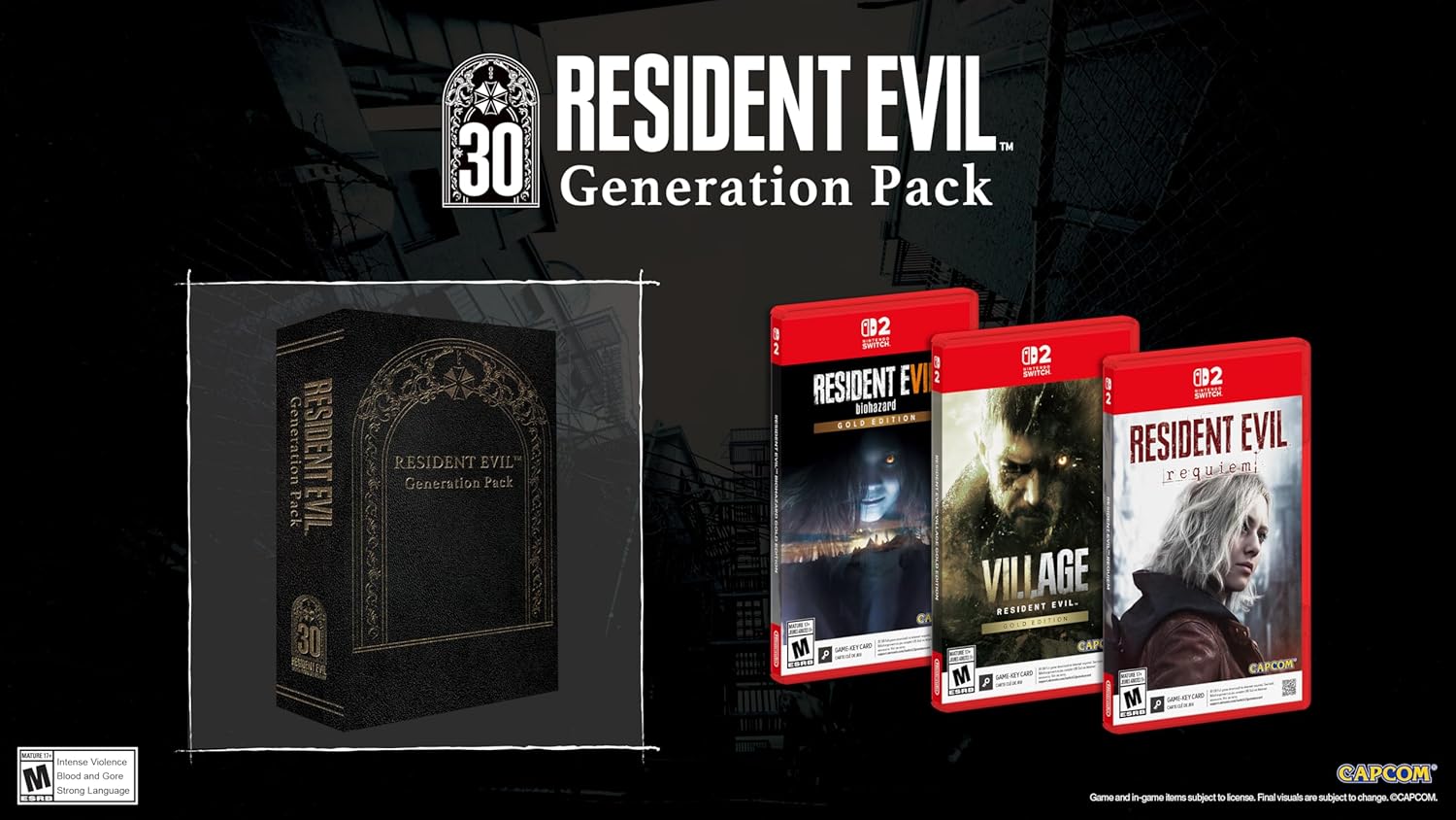 【新品／北米版】RESIDENT EVIL GENERATION PACK Resident Evil Generation Pack Switch 2 BR - GAMER HUT