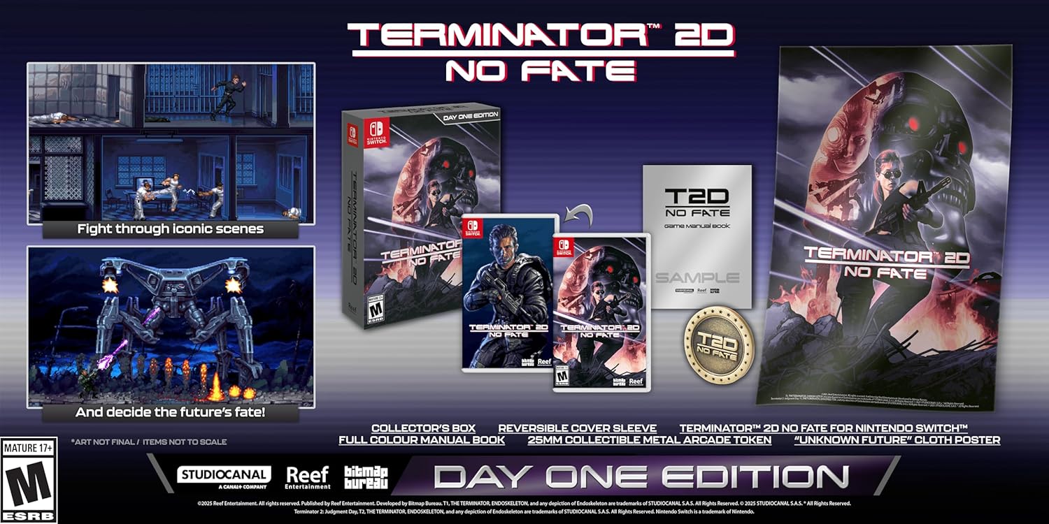 Terminator 2d No Fate Day One Edition Switch Midia Fisica - GAMER HUT