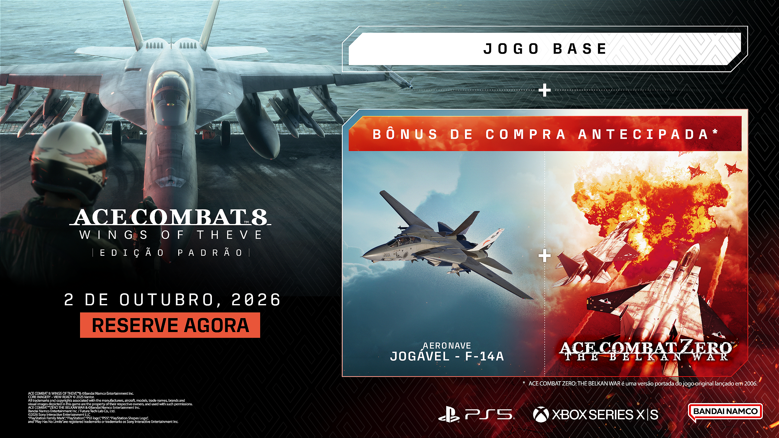 Ace Combat 8 Wings Of Theve PS5 Midia Fisica -PRÉ-VENDA - GAMER HUT