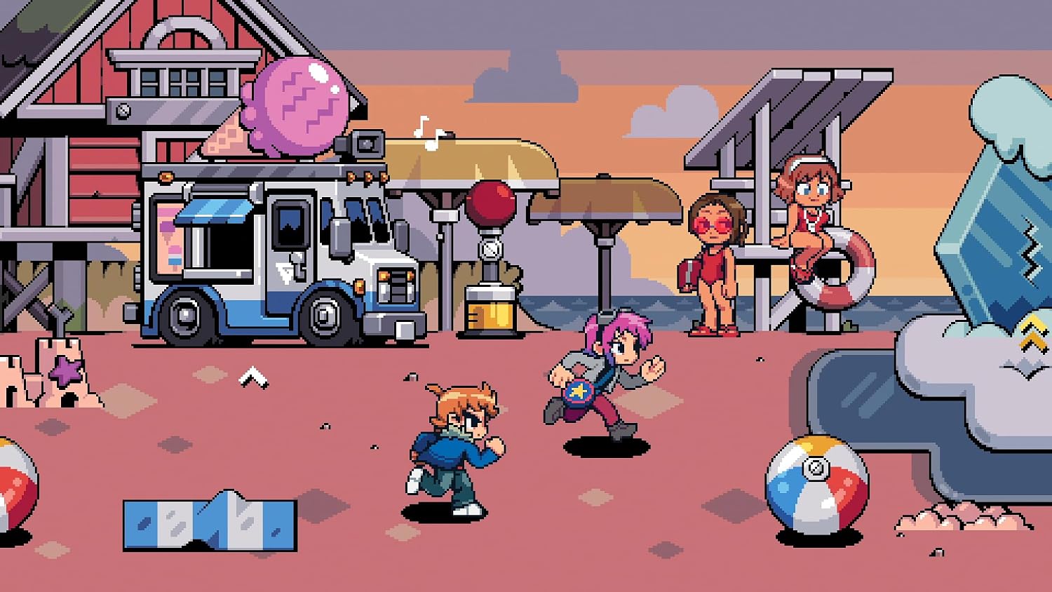 Nintendo Switch Switch Scott Pilgrim  City Girls Scott Pilgrim EX Switch Midia Fisica - GAMER HUT