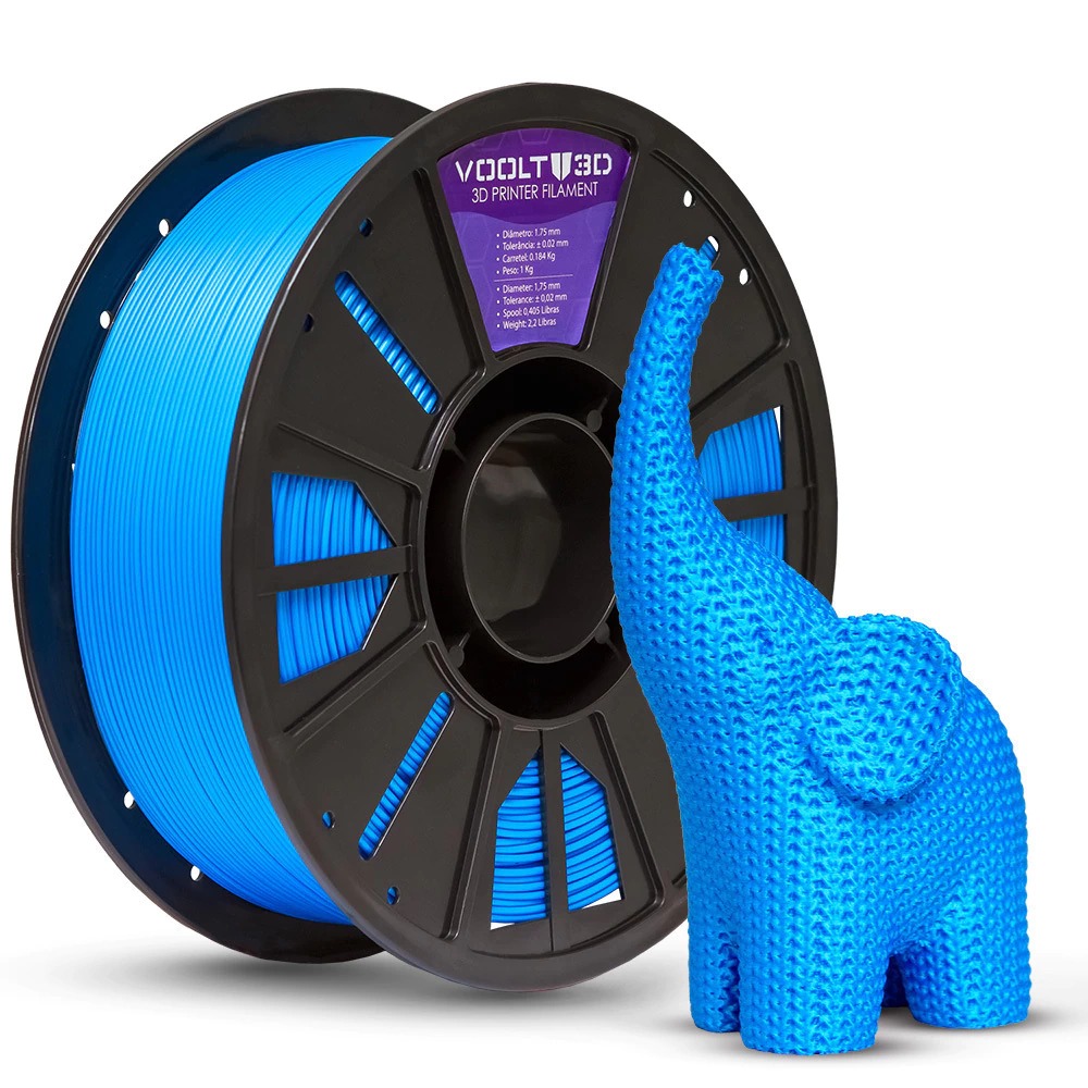 Filamento Voolt Pla Azul 1kg - DOCTOR 3D