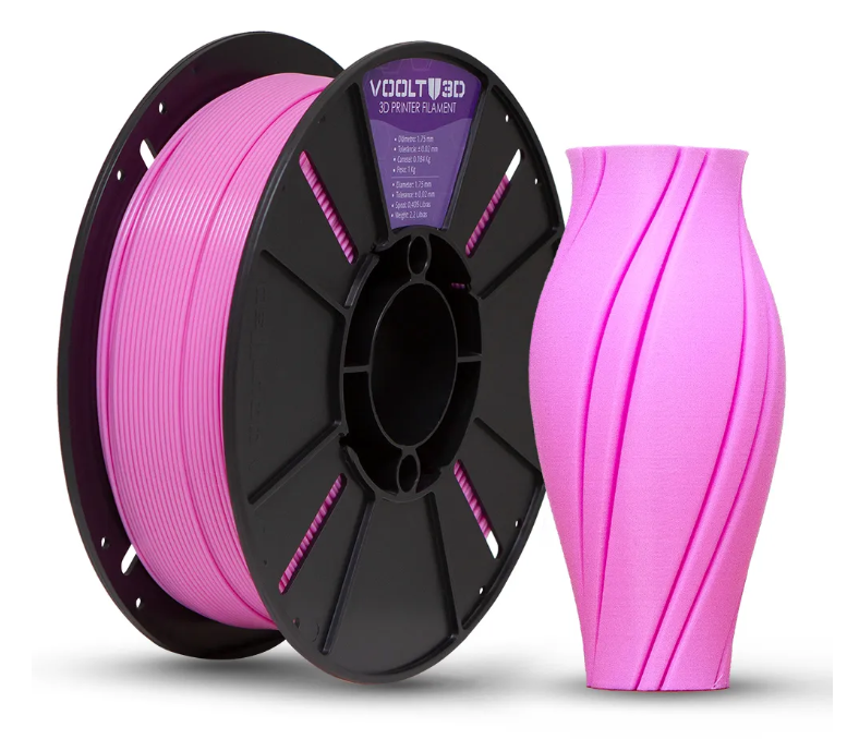 Filamento Voolt PLA Rosa 1kg - DOCTOR 3D