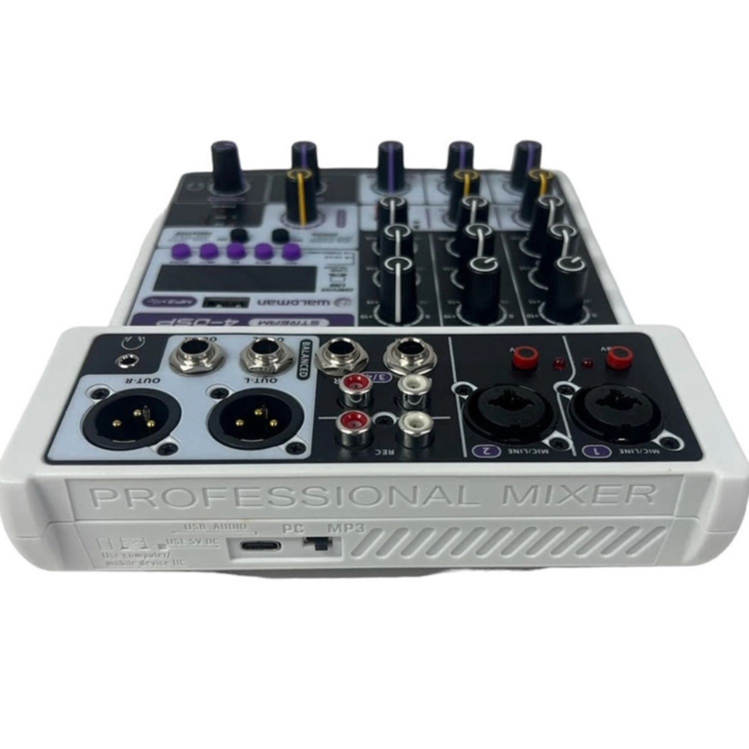 Mesa De Som Waldman St-4dsp 4 Canais Usb Bluetooth - Kalifa Áudio