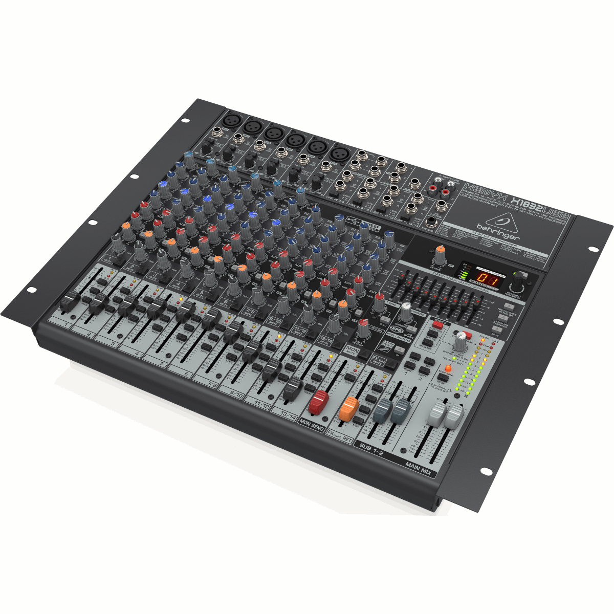 meiling ou✨ Behringer XENYX X1832USB 18-In Mixer c/ USB & FX – Preto - Kalifa