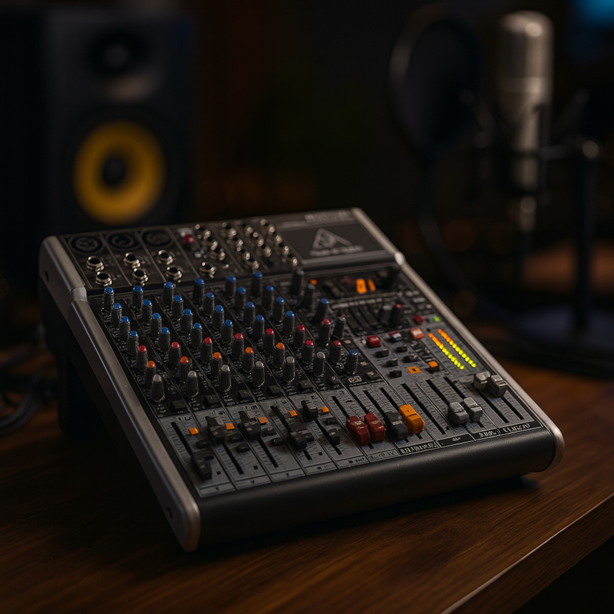 Behringer XENYX X1832USB 18-In Mixer c/ USB & FX – Preto - Kalifa