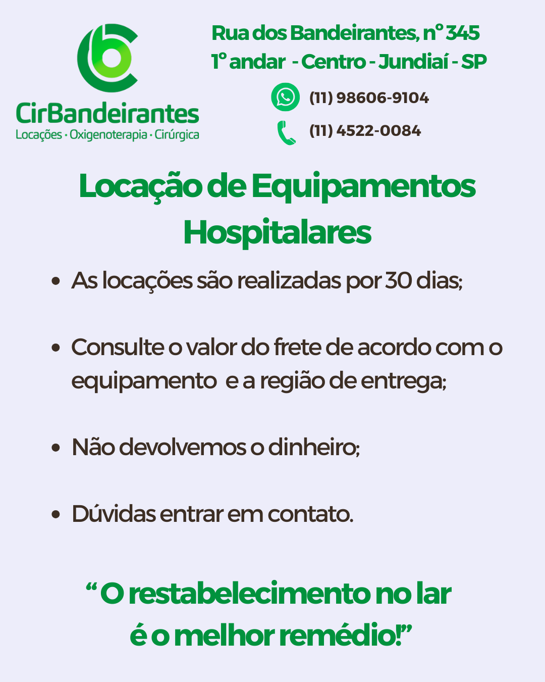 LOCAÇÃO DE BIPAP PRESSÃO DEFINIDA - Cirurgica e Oxigenoterapia Bandeirantes