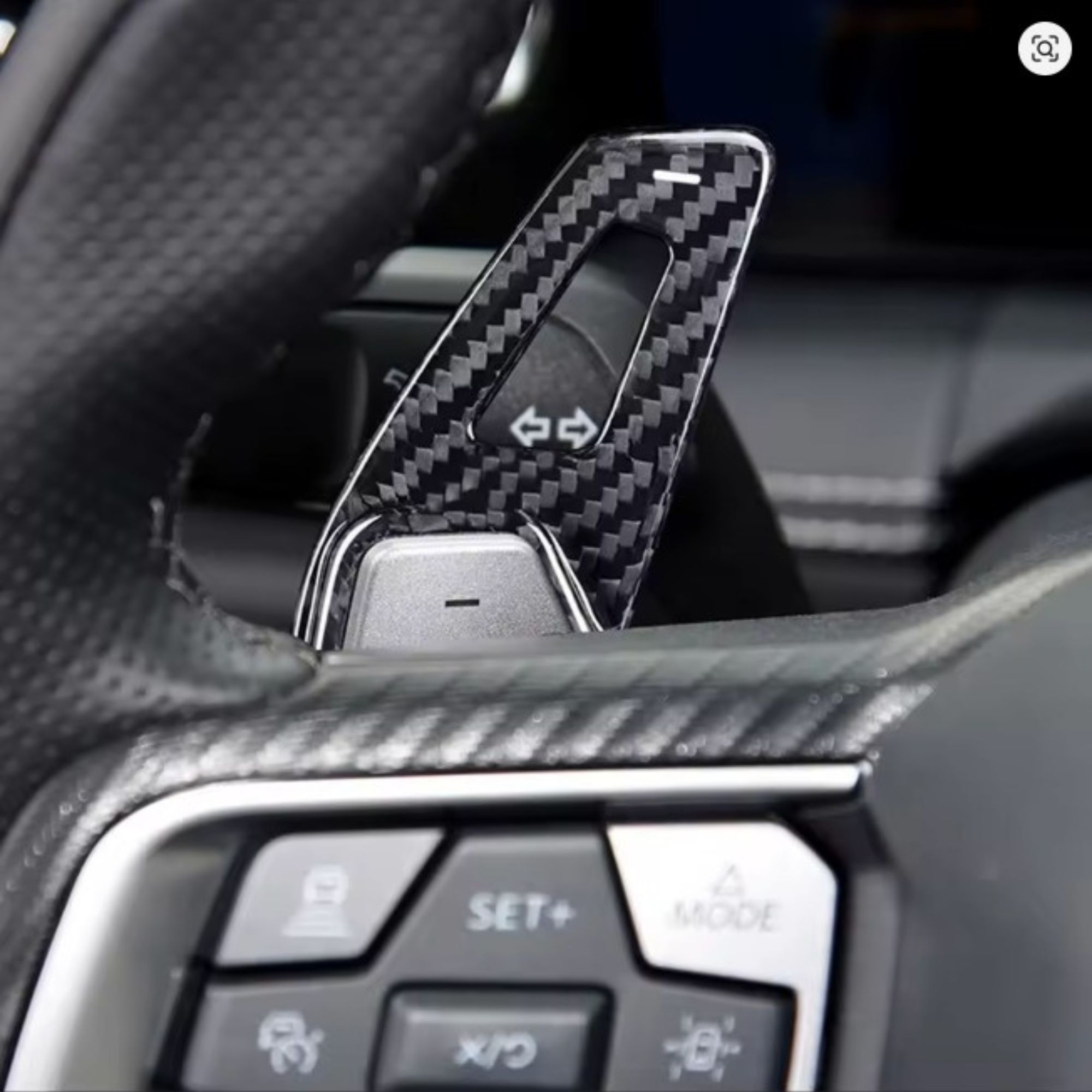 Extensor Paddle Shift Fibra de Carbono Mustang 2024+ - BTSSHOP