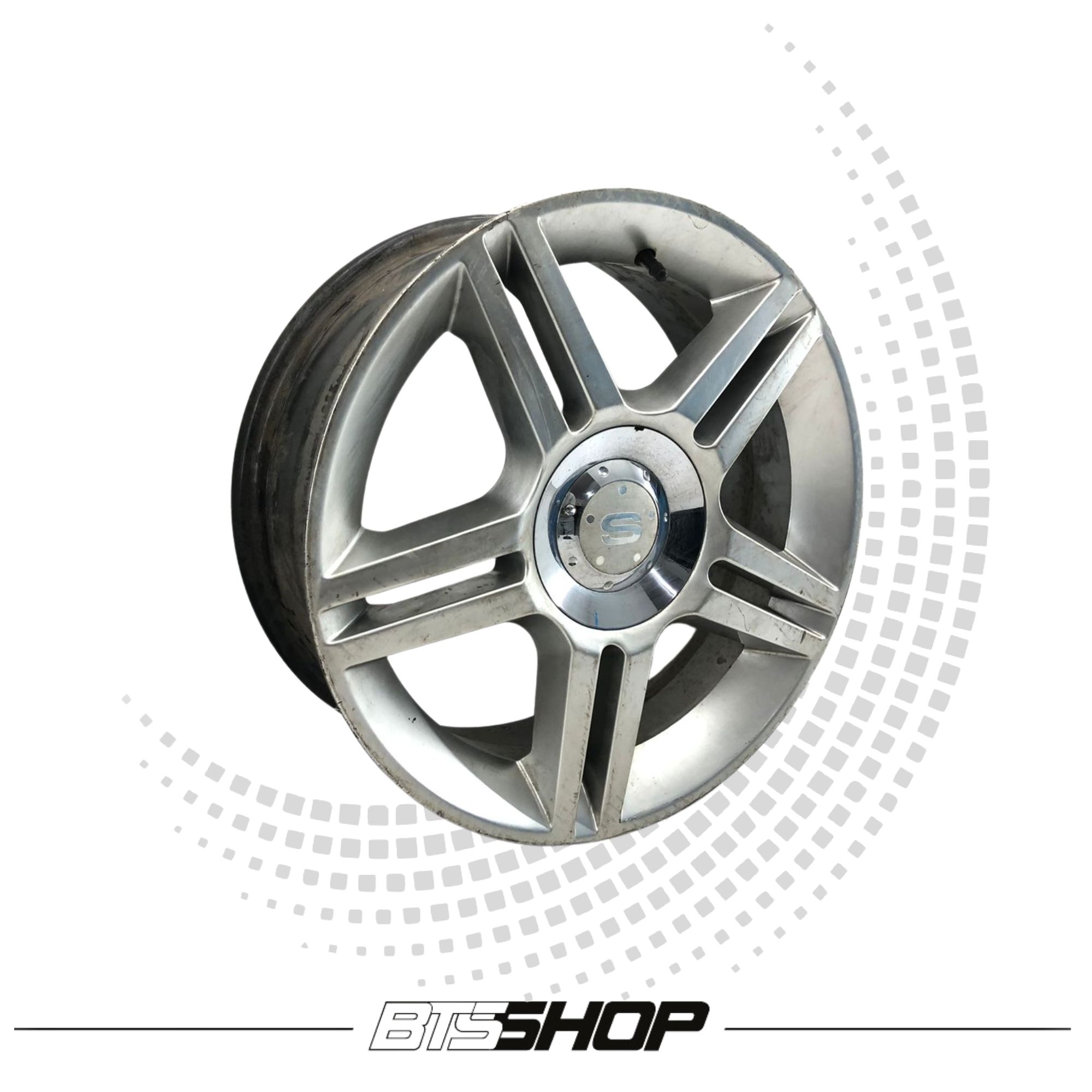 Roda Aro 17 Tala 6,5 4x100 4x108 Multifuro Scorro Prata - BTSSHOP