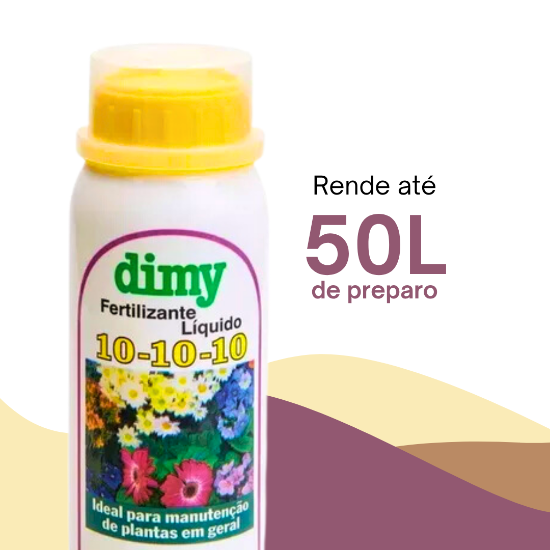 Adubo Fertilizante 10-10-10 500ml Dimy - Yuri Home Garden