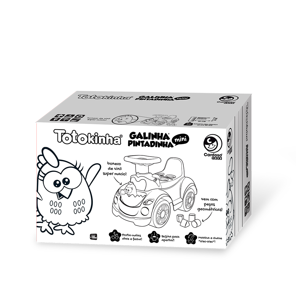 TOTOKINHA DIDATICA PRIMEIROS PASSOS GALINHA PINTADINHA MINI - Person ...