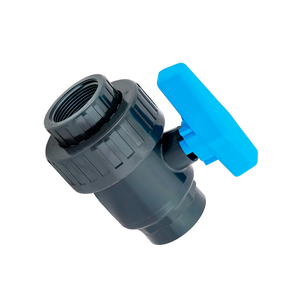 Valvula De Esfera Rosca PVC-U - 2'' Femea - Aqua Plastic | Tubos ...