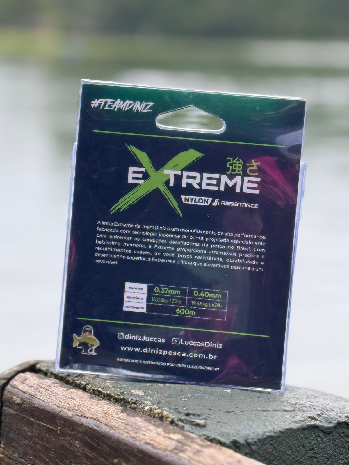 Linha Extreme # Team Diniz 600mts - Black - Diniz Pesca