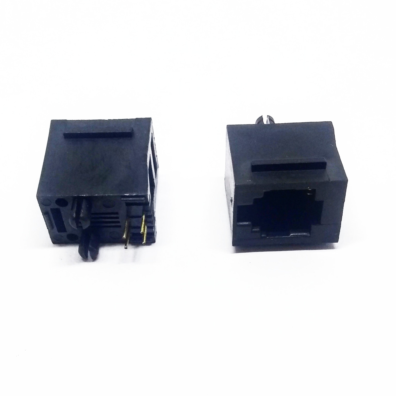 Conector Modular RJ11 6P4 180° PCB 4 Pinos Preto - FIND COMP ELETRONICS ...