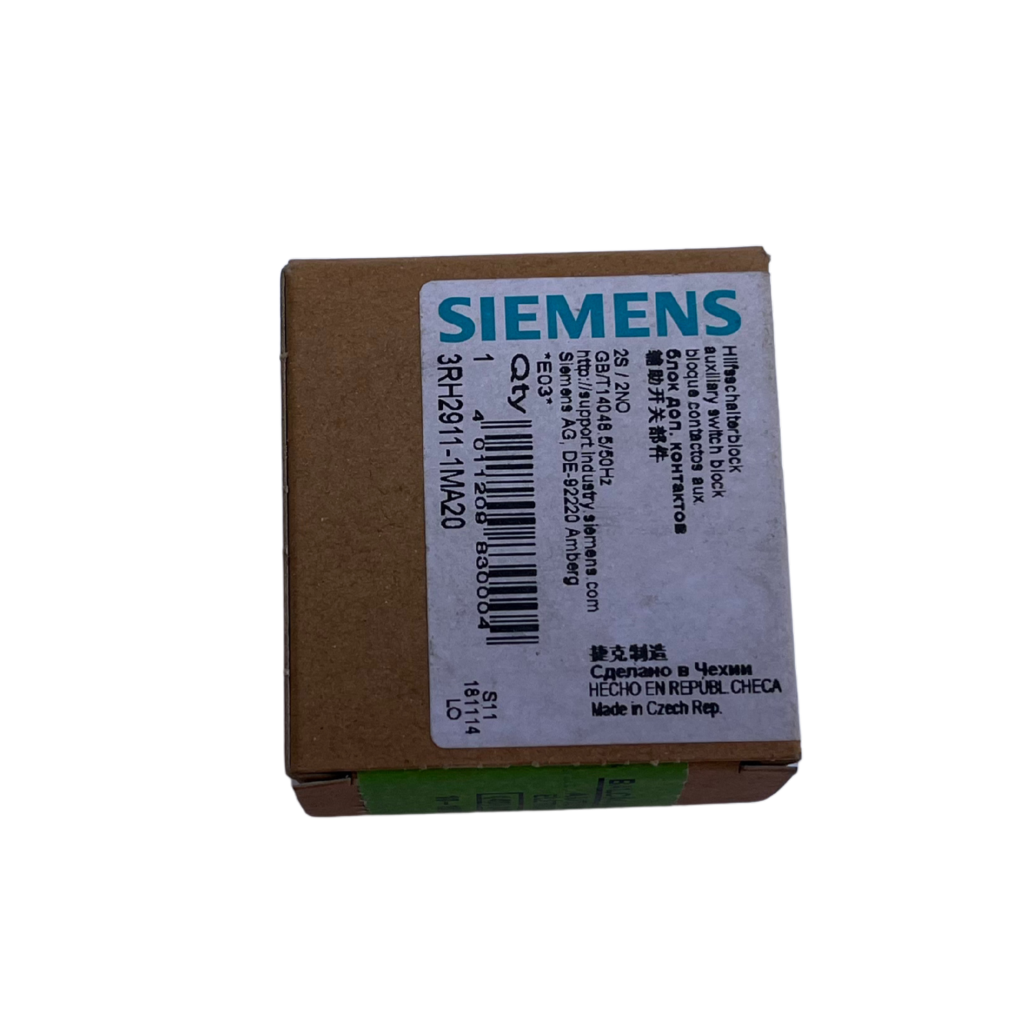 Bloco De Contato Auxiliar Frontal 2NA 2NF Mola 3RH2911 2FA22 Siemens bloco-de-contato-auxiliar-frontal-2na-2nf-mola-3rh2911-2fa22-siemens