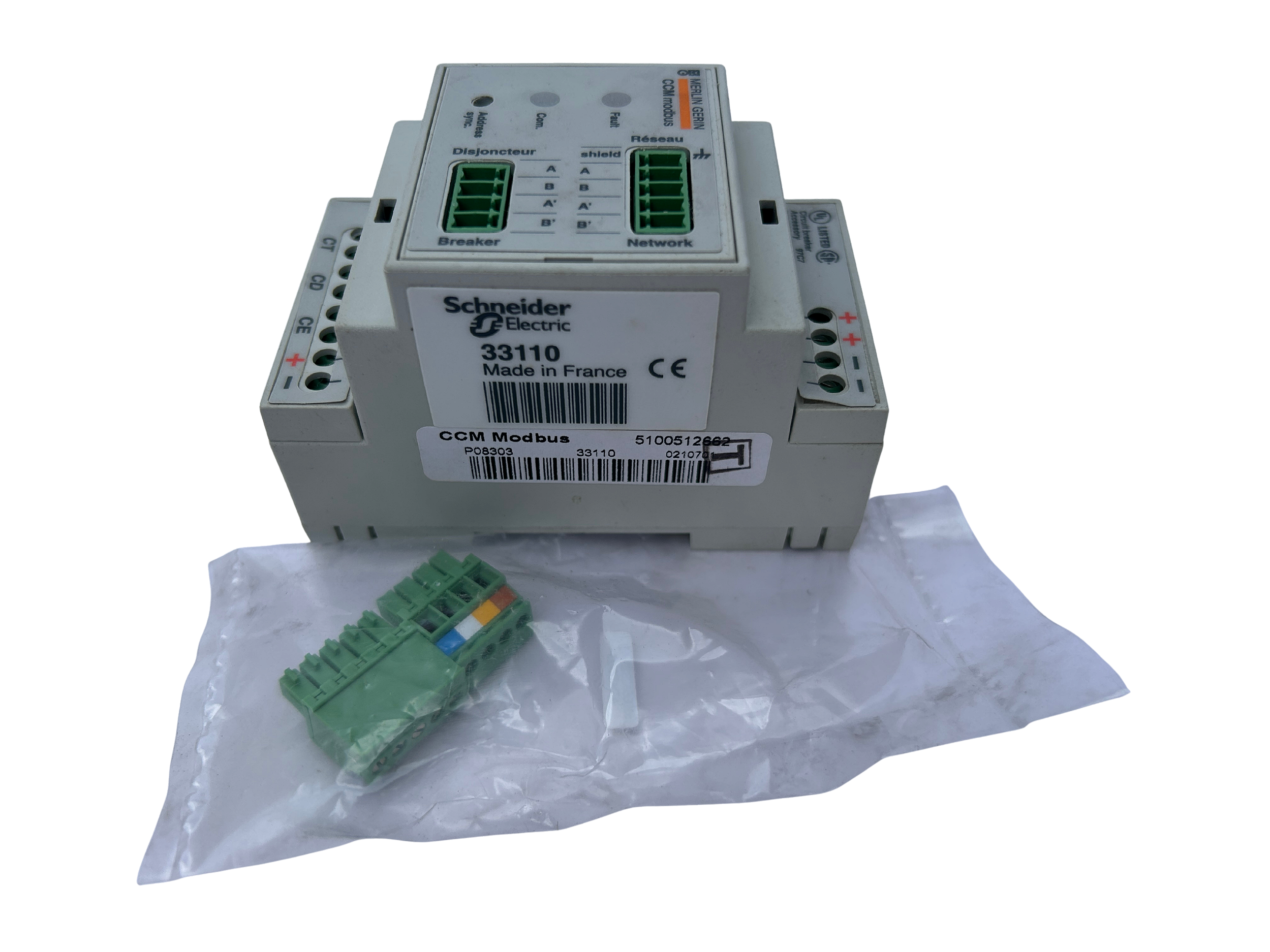 Módulo de comunicação CCM Modbus 33110 Merlin Gerin - Queima Estoque ...