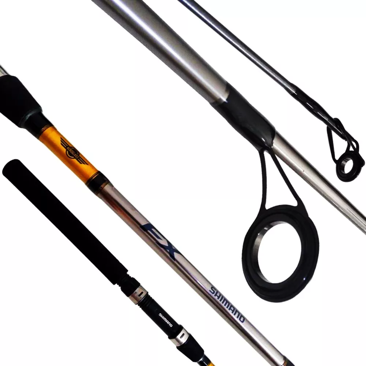 KIT PESCA SHIMANO FX VARA 1,82m 2 PARTES E MOLINETE FX C3000 ...