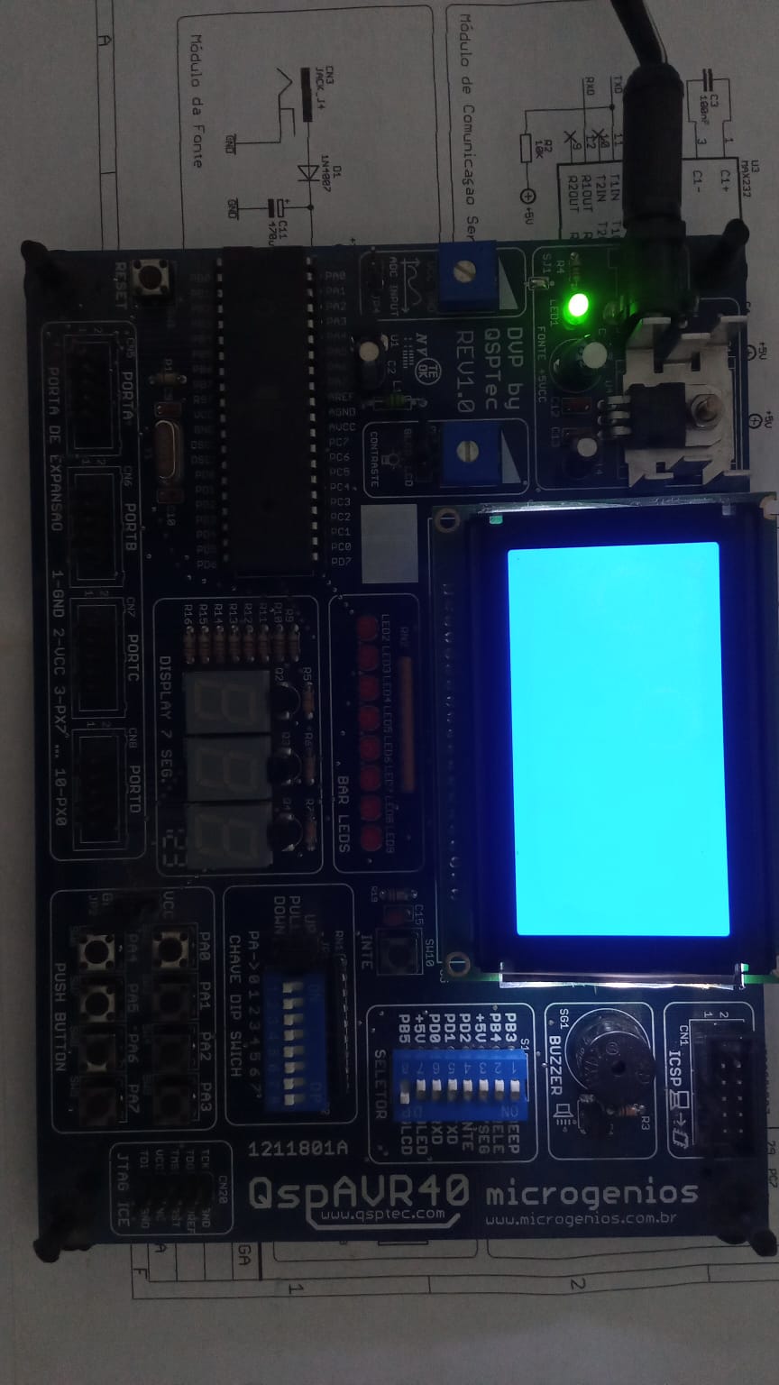 Kit De Desenvolvimento Educacional AVR Atmega32 - LojaRJ25