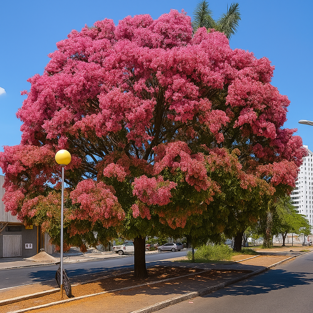 CÁSSIA ROSA (Cassia grandis) - Muda com até 70 cm - Rebrotar Plantas