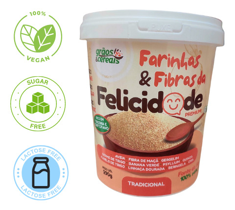 Farinha Da Felicidade - Mix Farinha Grãos E Cereais - 290 G - Simples é ...