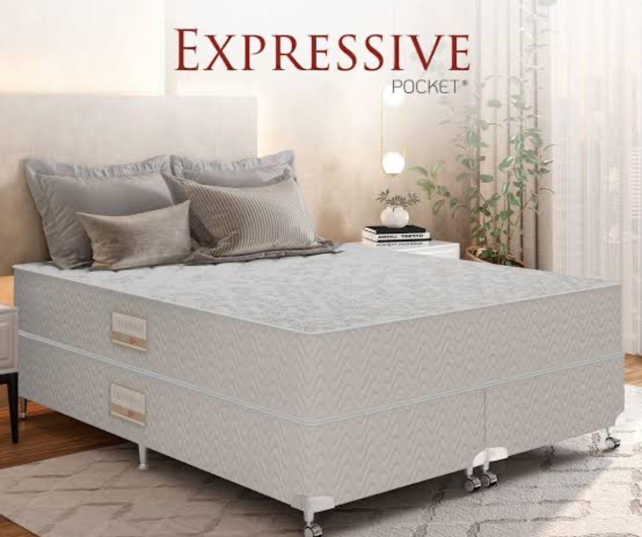 COLCHÃO CASTOR EXPRESSIVE MOLAS POCKET - Rede Outlet Colchões