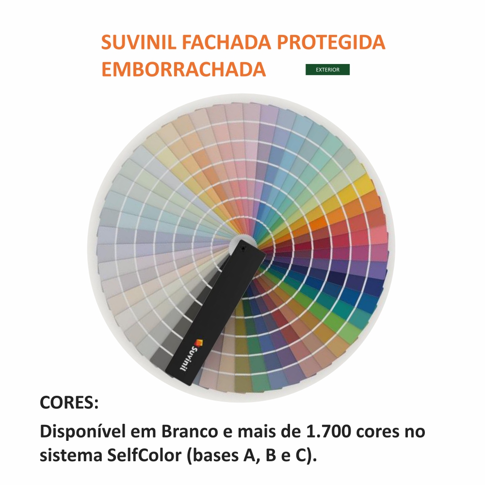 Tinta Acrílica Fachada Protegida Emborrachada 18L Suvinil - DK TINTAS