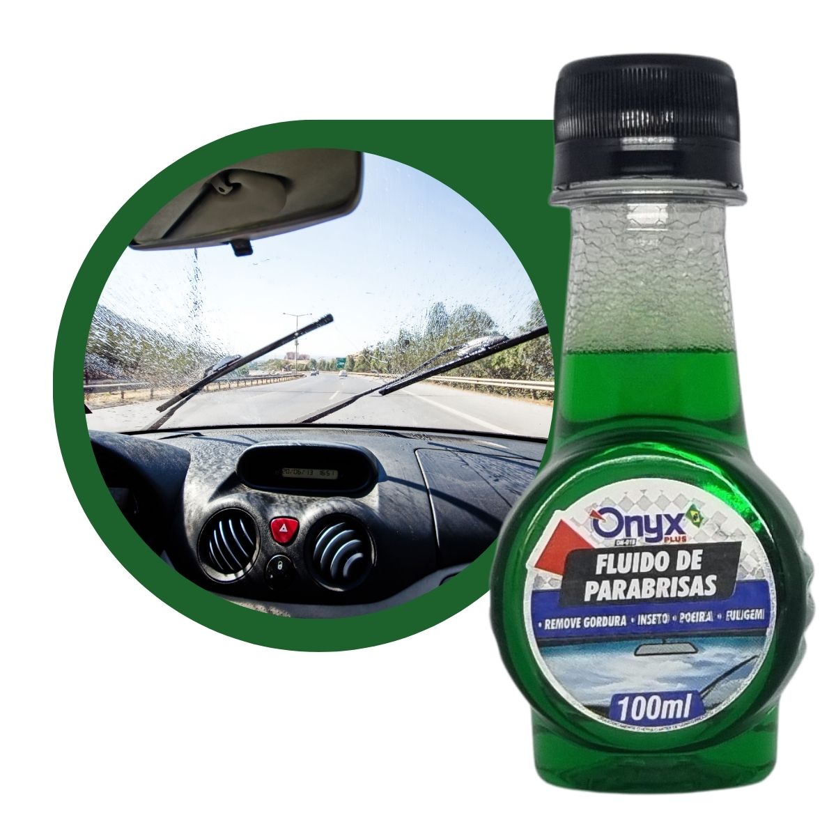 Fluido Limpa Parabrisa Limpador Concentrado 100ml - Santec Comercial