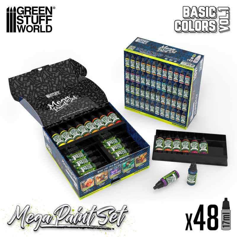 Basic Mega Paint Set - Vol. 1.0 - Geek Tintas