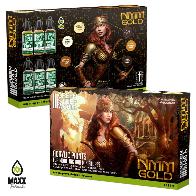 NMM Paint Set: Gold and Copper (Non Metallic Metal