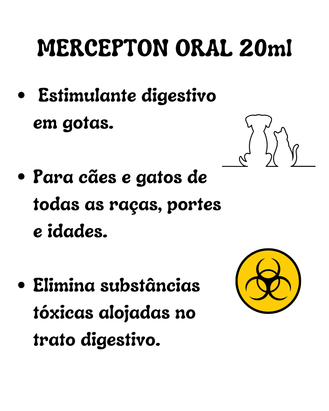 Mercepton Oral 20ml Bravet | Antibiótico Veterinário para Infecções ...