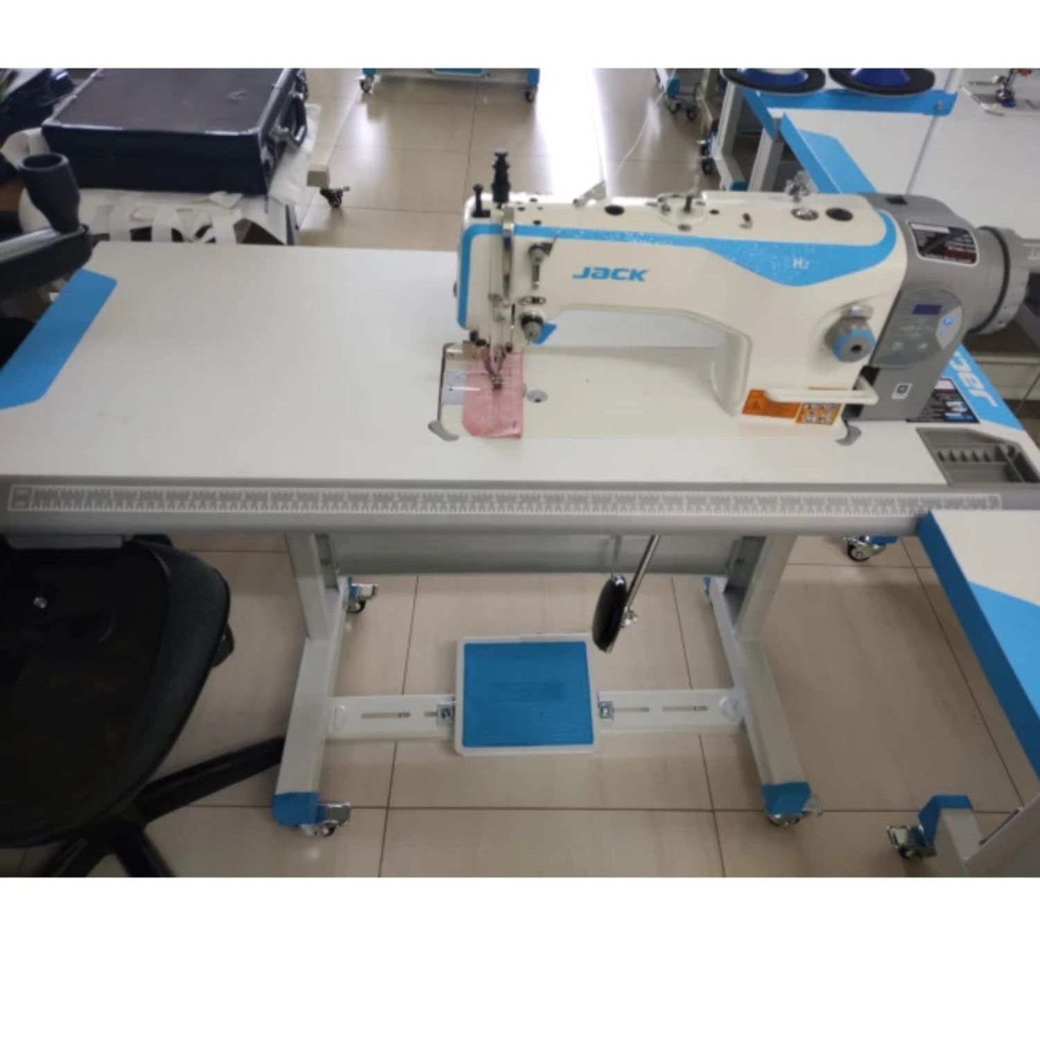 Máquina De Costura Reta Transporte Duplo Direct Drive Jack JK H2