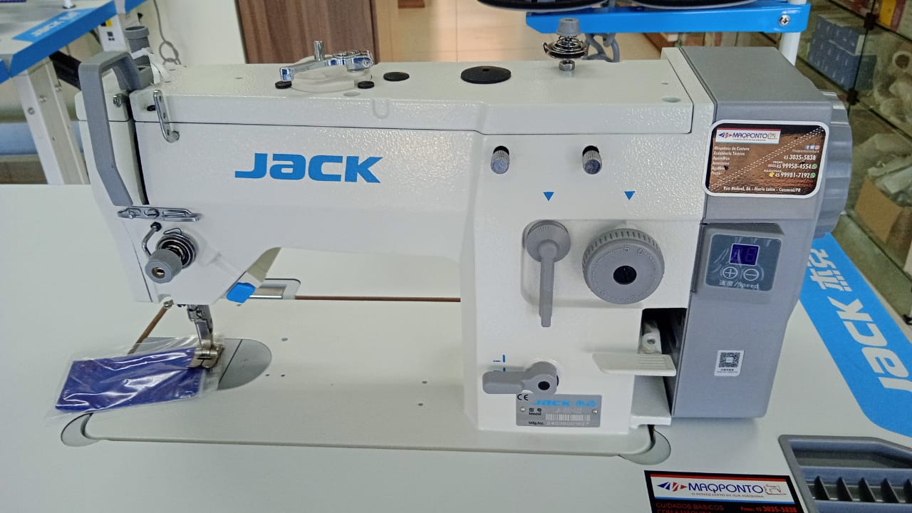 Máquina De Costura Zig Zag Semi Industrial Jack 220v JK-T20U-53Z