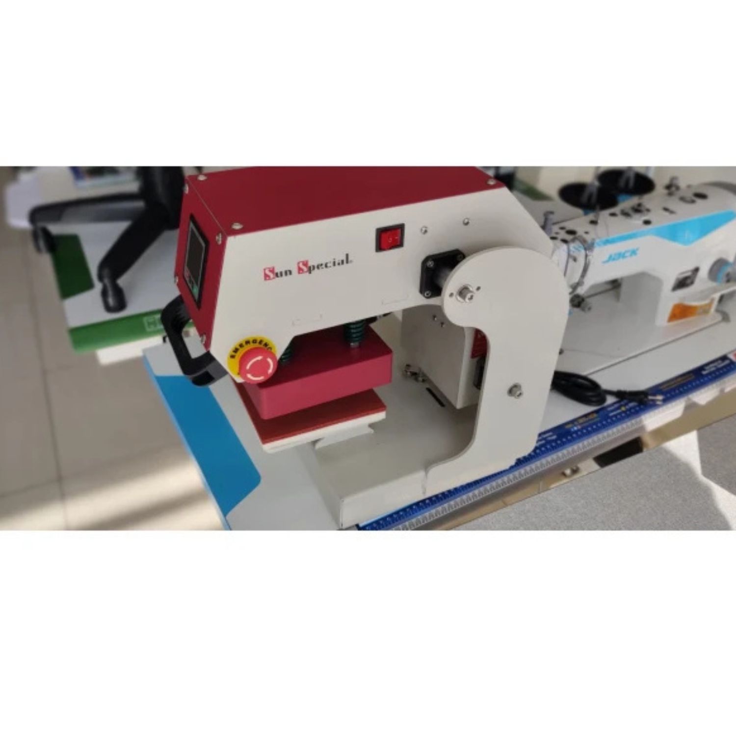 Prensa Pneumática 15x15 1 Bandeja Sunspecial SSK-1515B - Maq Ponto