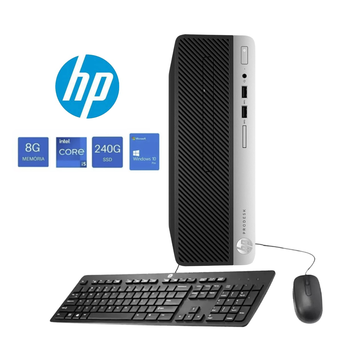 Computador HP Prodesk 400 G4 Slim I5 7° 8GB 240GB - GSOLD ELETRO