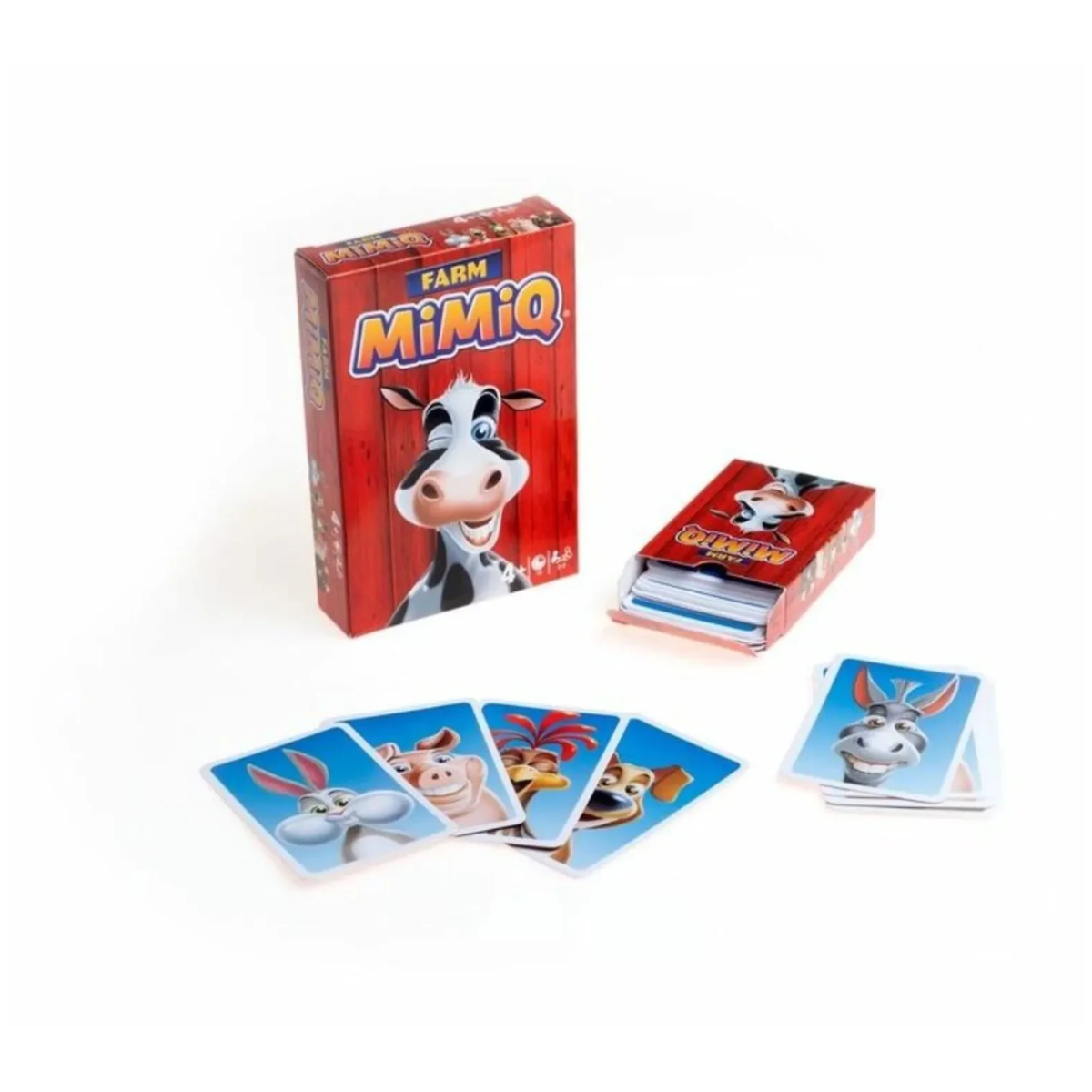 MiMiQ Farm – Jogo de Cartas Divertido | Expressões de Animais da