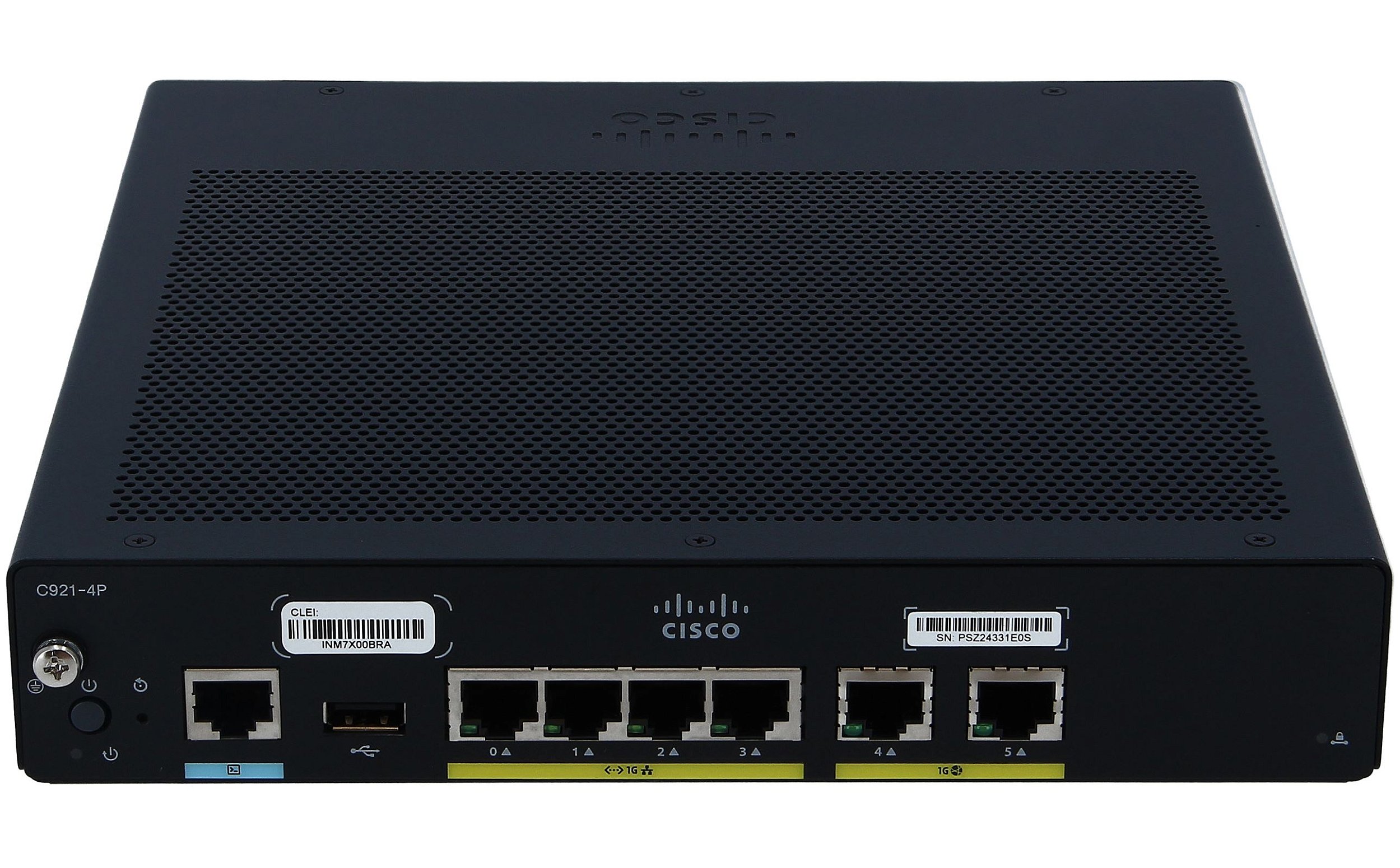 Roteador Cisco Isr 900 Com 4x Lan E 2x Ge Wan - C921-4P - AJA TECH