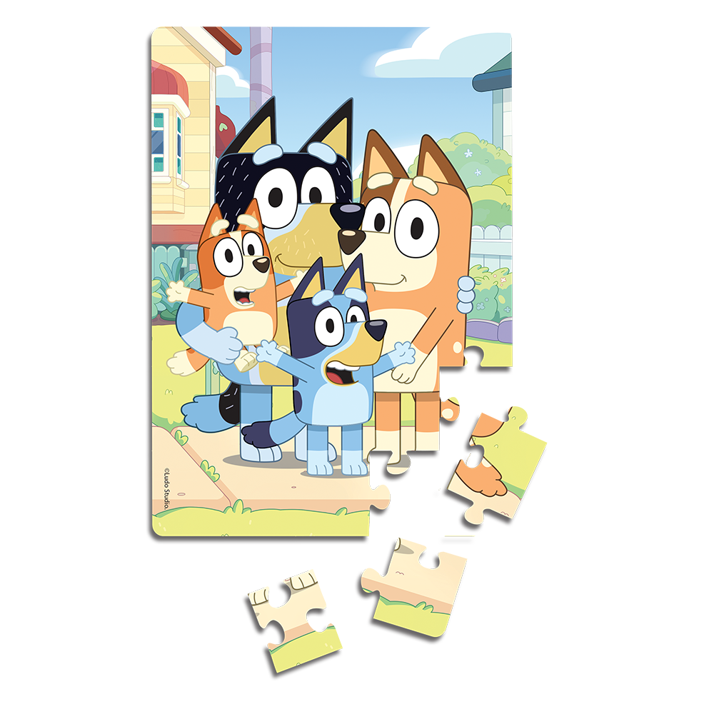 Puzzle Progressivo Bluey 12, 20 e 30 peças - Elka