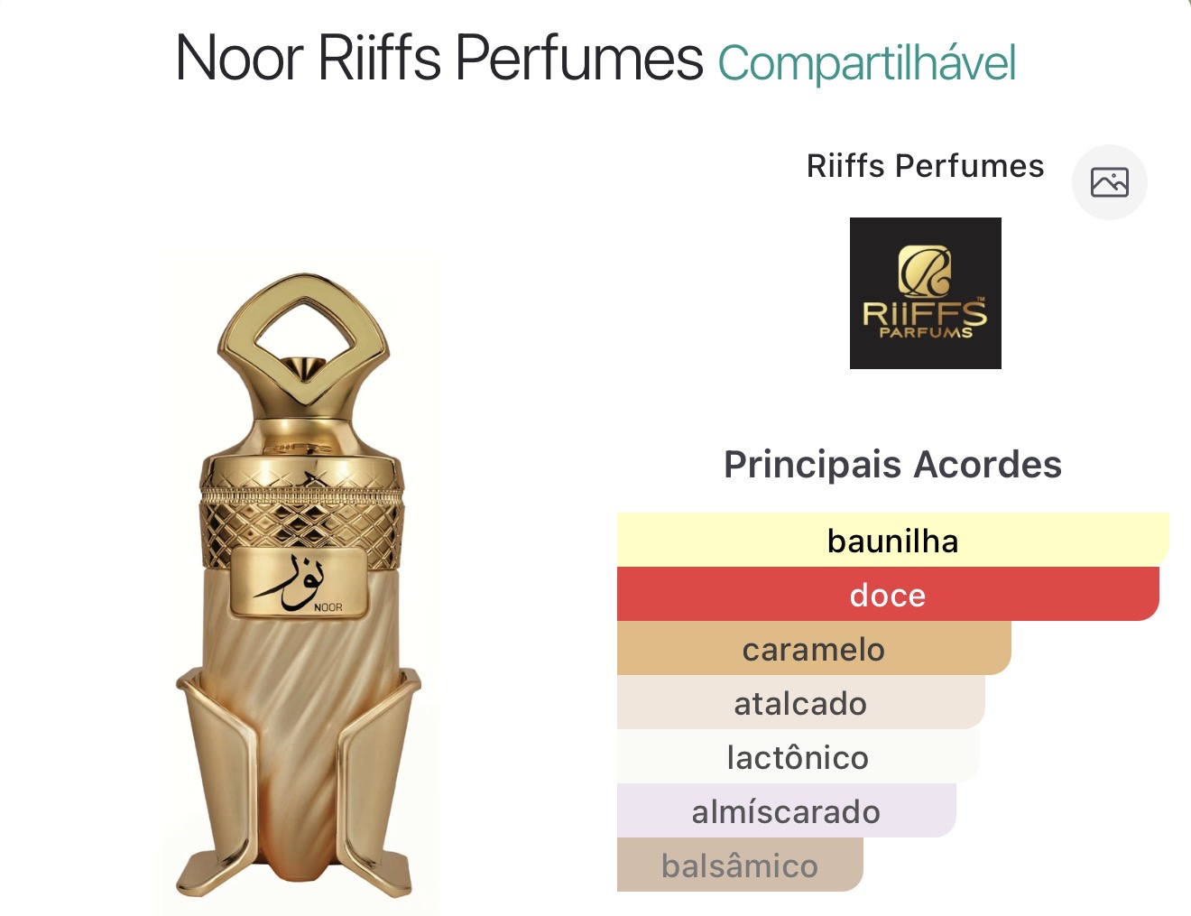 Noor Riffs Noor Riffs - Rasha Fragrancia
