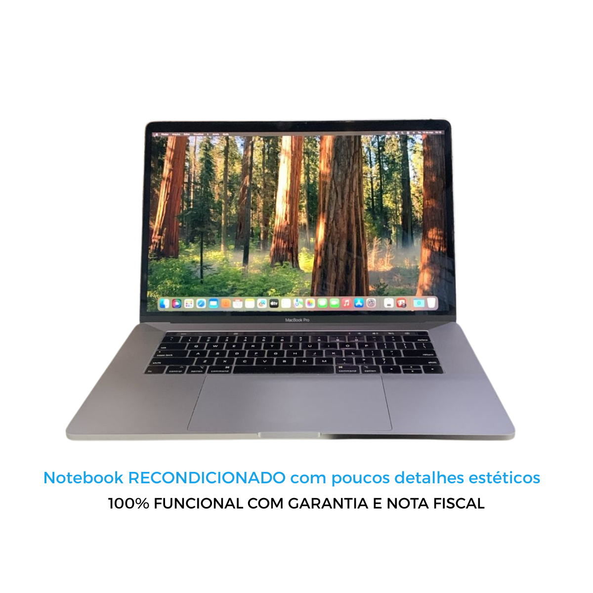 Apple Macbook Pro A1990 I7 16gb 256gb Ssd Tela 15 2.5k - Ecomtech