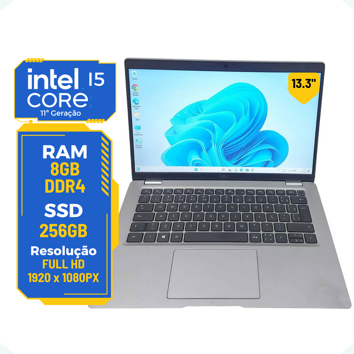 Notebook Dell Latitude 5320 Core I5-1145G7 8gb Ssd 256gb