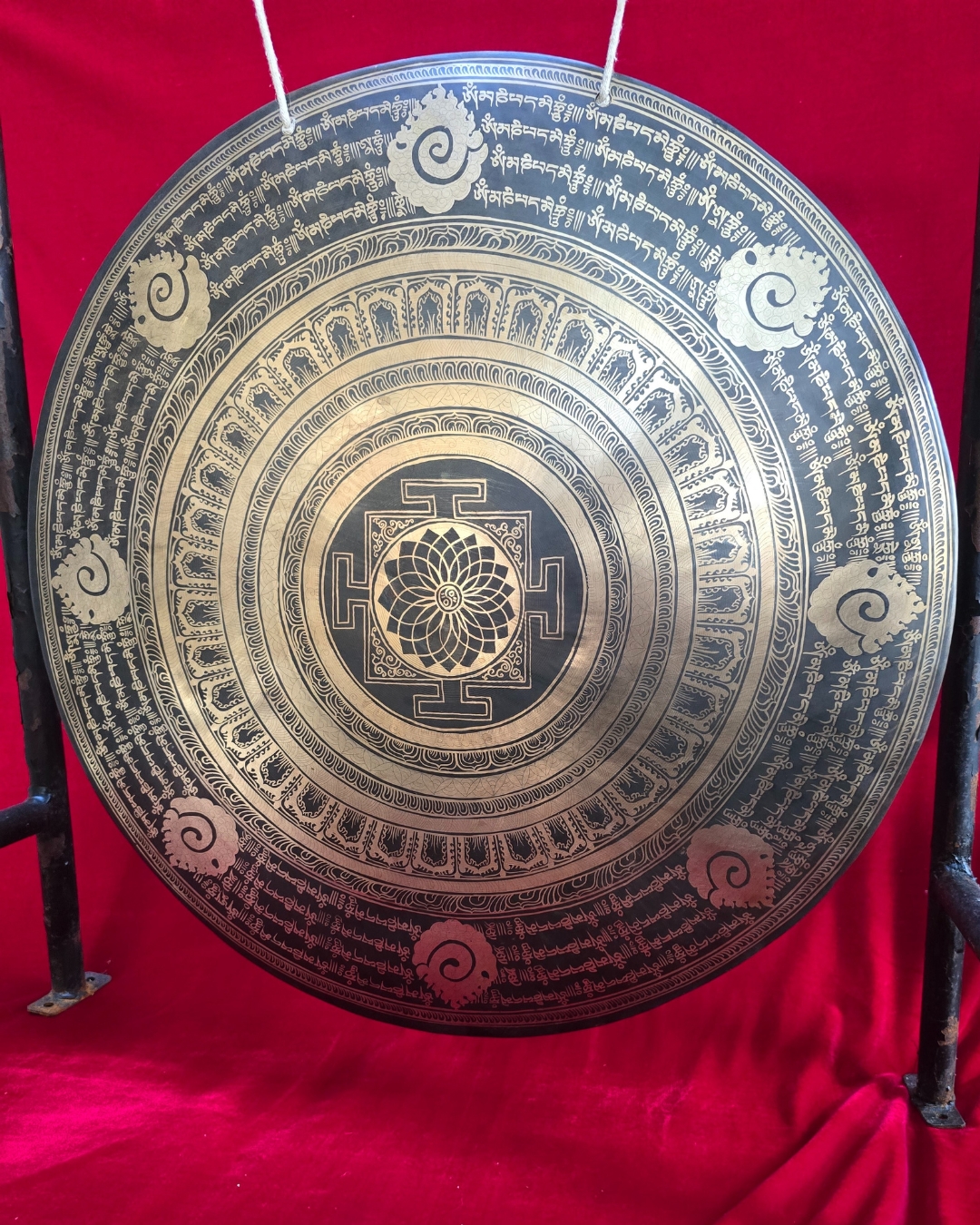 #gongo, windgong , gongo com mandala - Venda de taças tibetanas ...