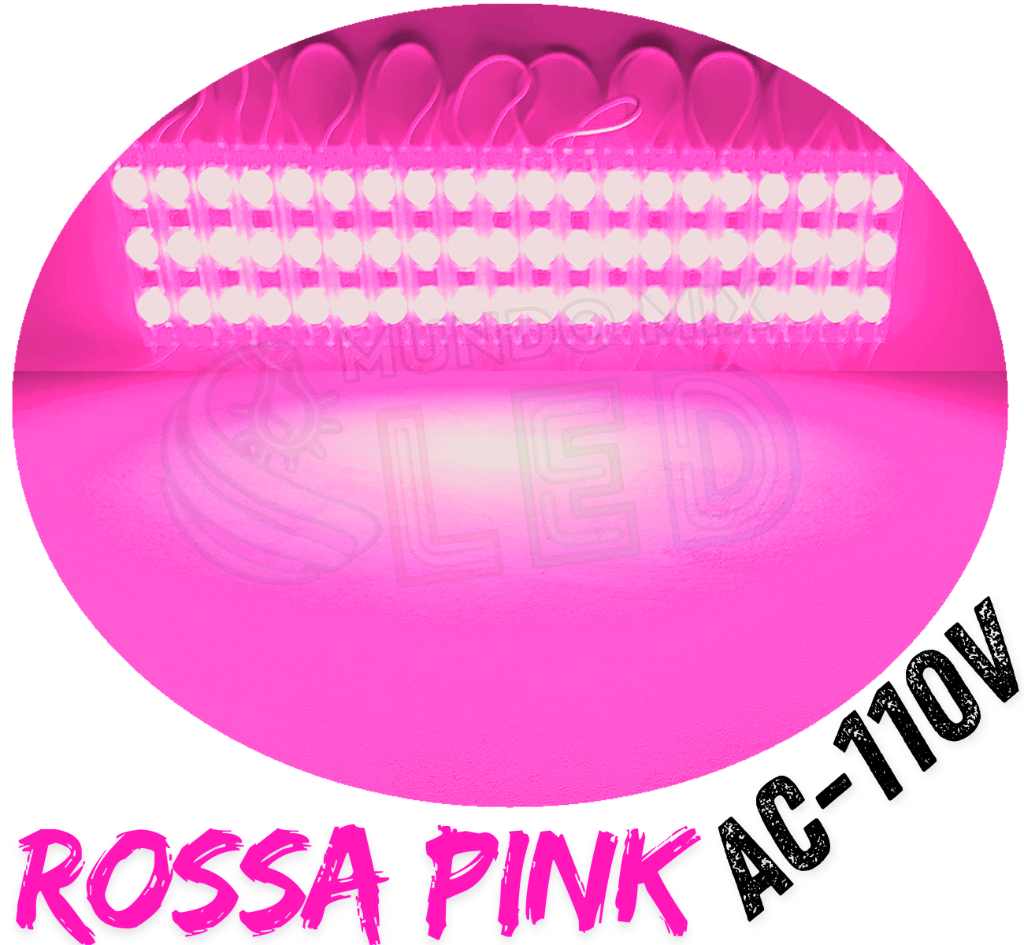 Marco Rosa Led Módulo LED 2835 AC 110V 1,5W Rosa Pink 3-Leds ip67 Direto 110V - MUNDO ...