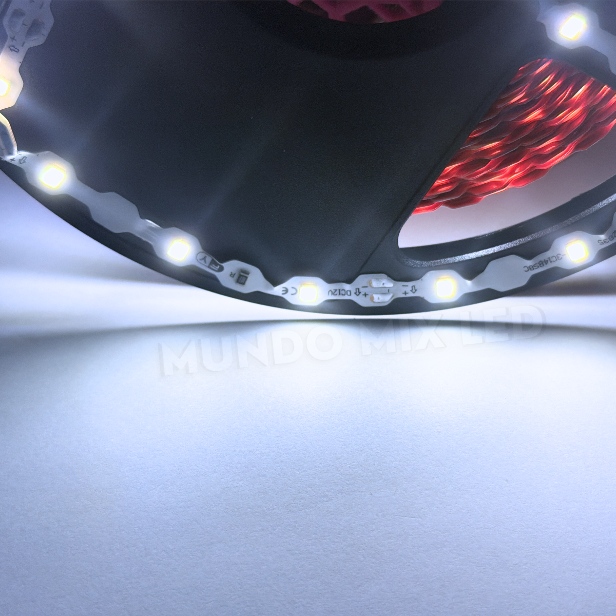 Ultra Fita LED Maleável 42-LEDs 10W /MT 12V 8000k Branco FRIO ZIG