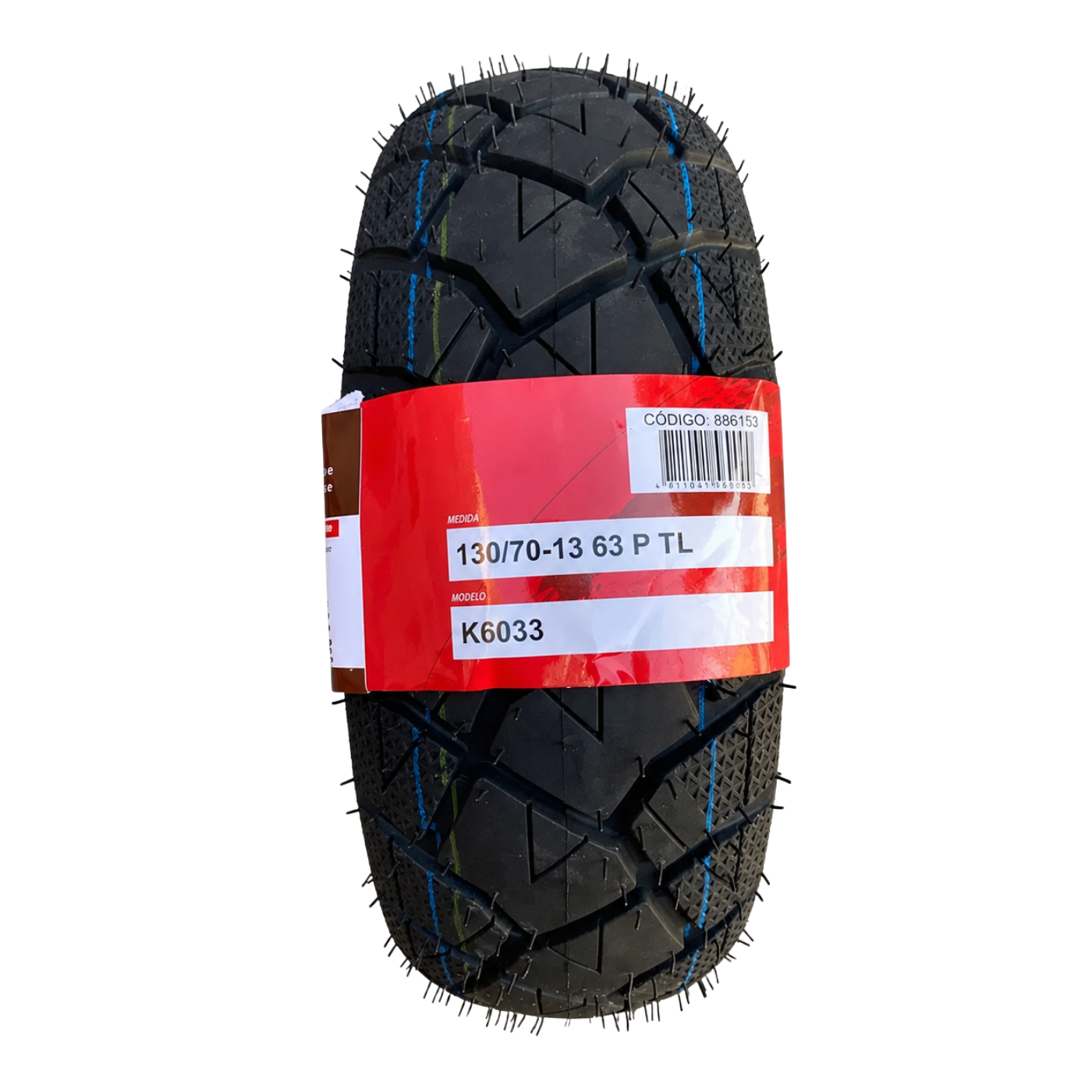 Pneu Moto 130/70-13 K6033 Traseiro TL 63P Kenda - Podium Pneus