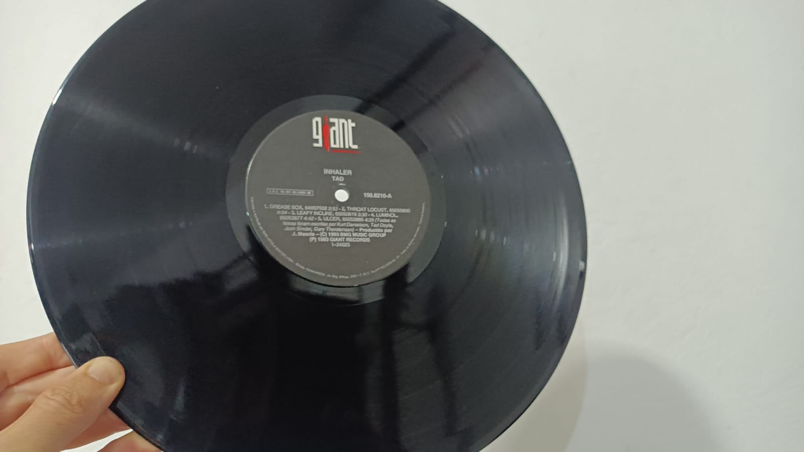 Lp Tad ‎– Inhaler (1993) - Enigma Discos