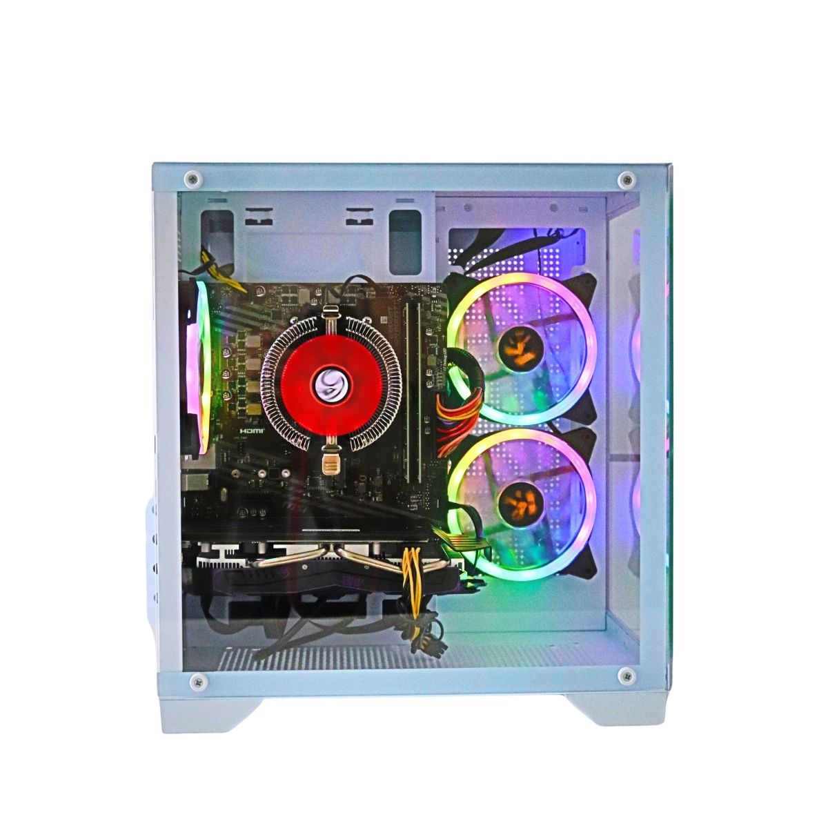 PC Gamer Branco Ryzen 5 5600 com Placa de Vídeo RTX2060 6GB SSD