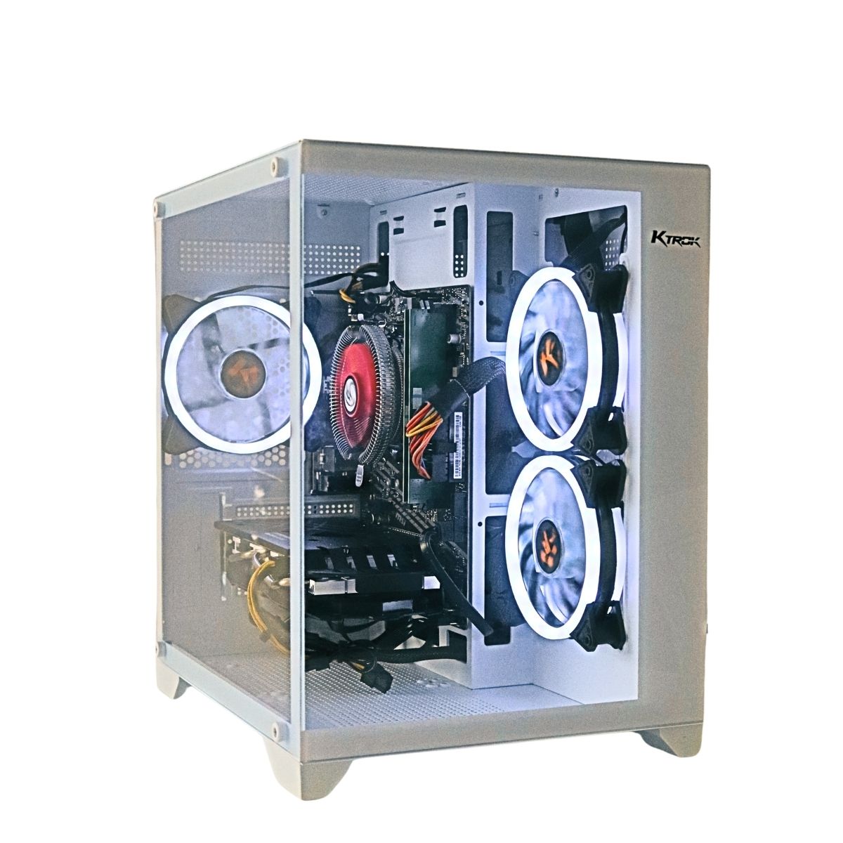 PC Gamer Branco Ryzen 5 5600 com Placa de Vídeo RTX2060 6GB SSD
