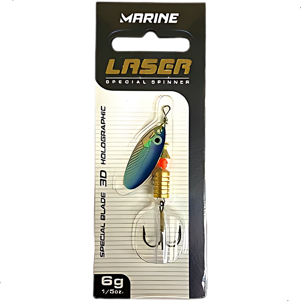 Isca Artificial Spinner Laser 6g Marine Sports - SUMMER PESCA E CAMPING